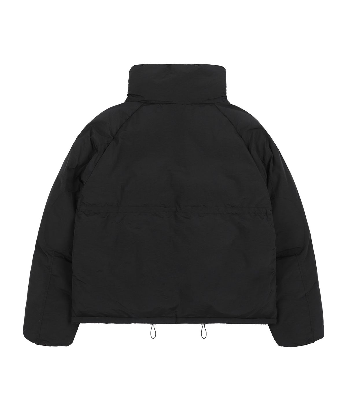 팬시클럽(FANCY CLUB) 하이넥 스트링 포켓 푸퍼 (BLACK)_F24ZA954