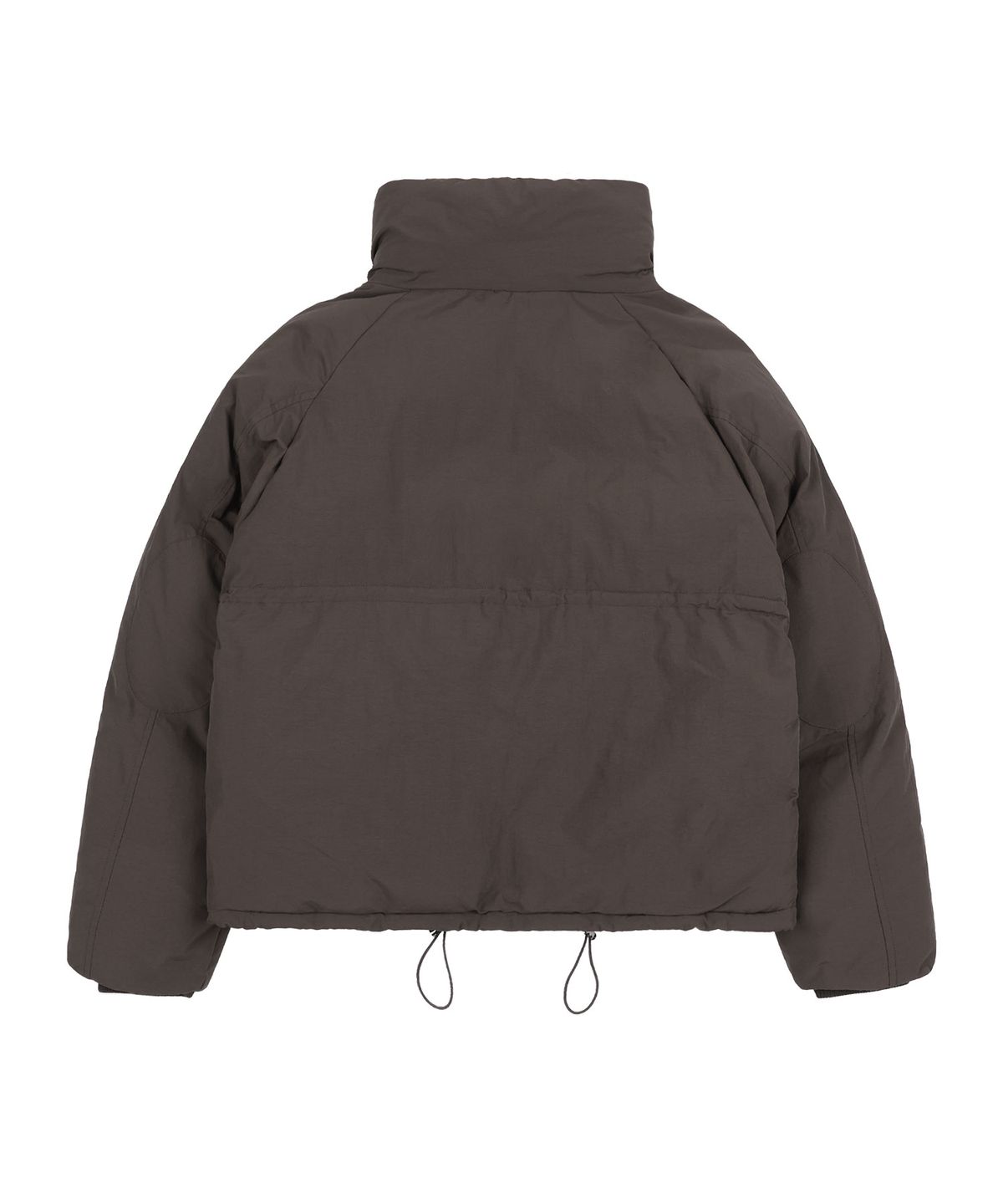 팬시클럽(FANCY CLUB) 하이넥 스트링 포켓 푸퍼 (BROWN)_F24ZA954