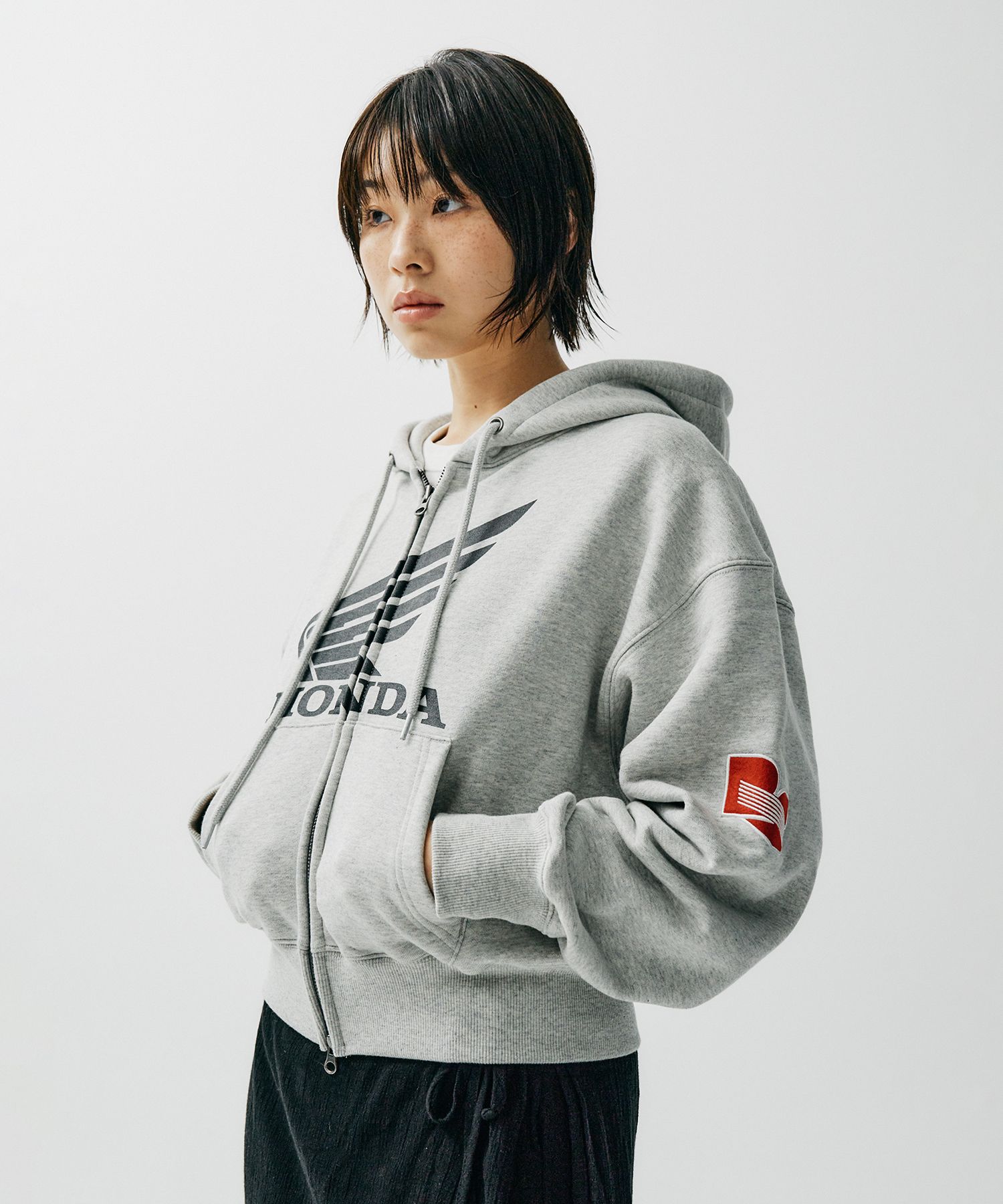 パーカー・フーディ HONDA MOTORCYCLE KOREA Crop Honda Original Wing logo Hoodie MUSINSA | Honda Motorcycle [Crop] Original Wing logo Hoodie