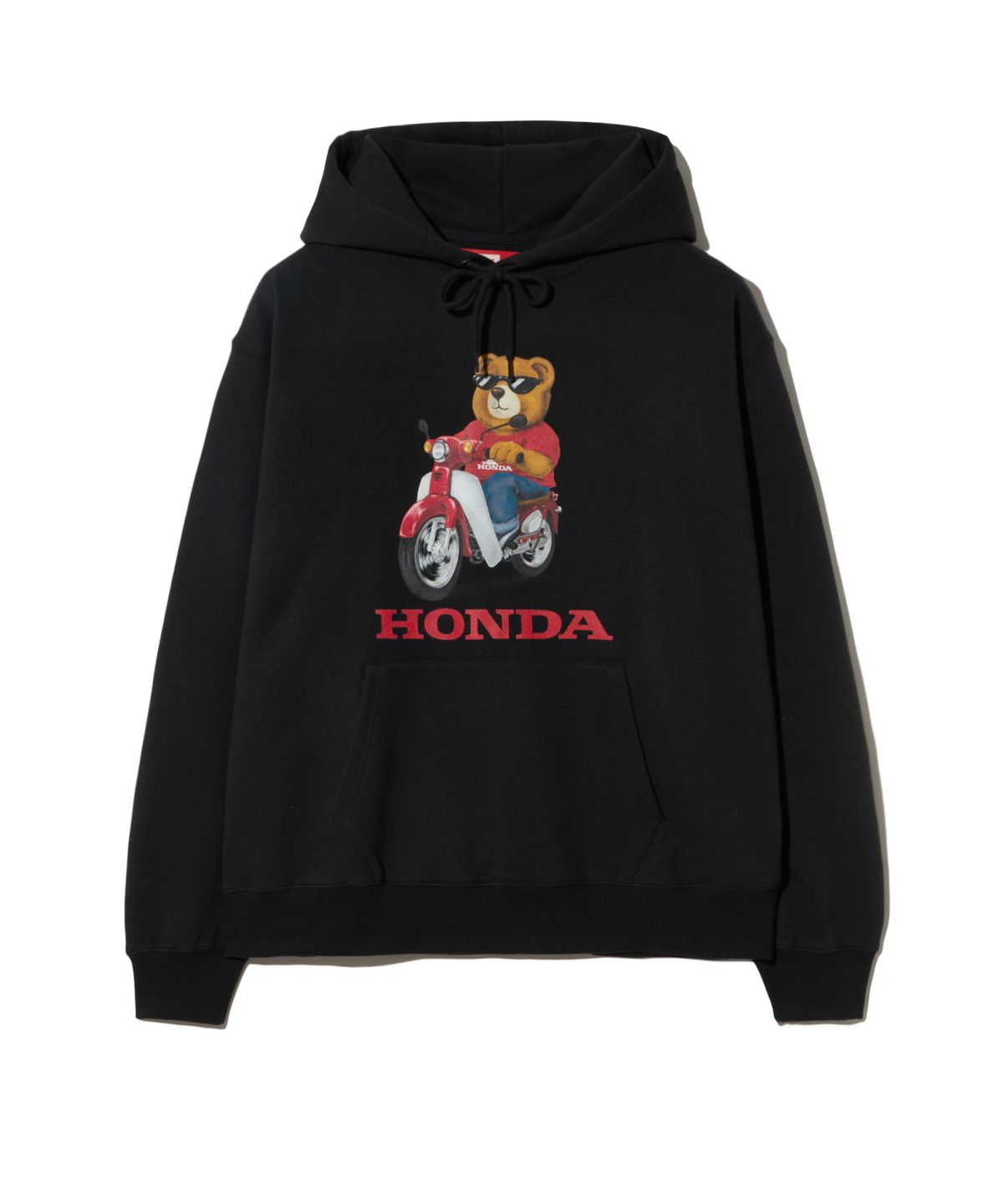 핍스 모터사이클(PHYPS MOTORCYCLE) Honda Bear Hoodie Black