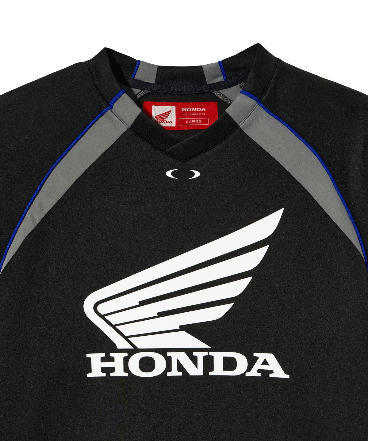 핍스 모터사이클(PHYPS MOTORCYCLE) Motorcycle Raglan Jersey Black