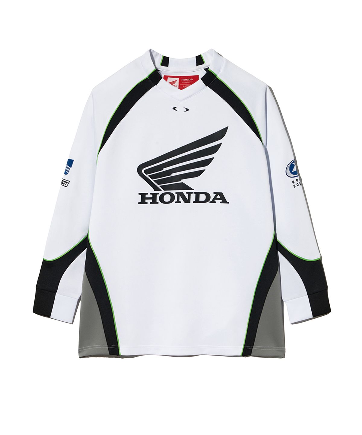 핍스 모터사이클(PHYPS MOTORCYCLE) Motorcycle Raglan Jersey White
