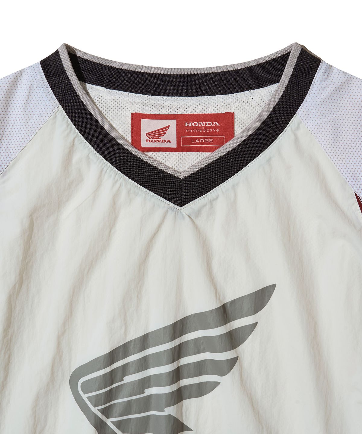 핍스 모터사이클(PHYPS MOTORCYCLE) Speed Track nylon Long sleeve Ivory