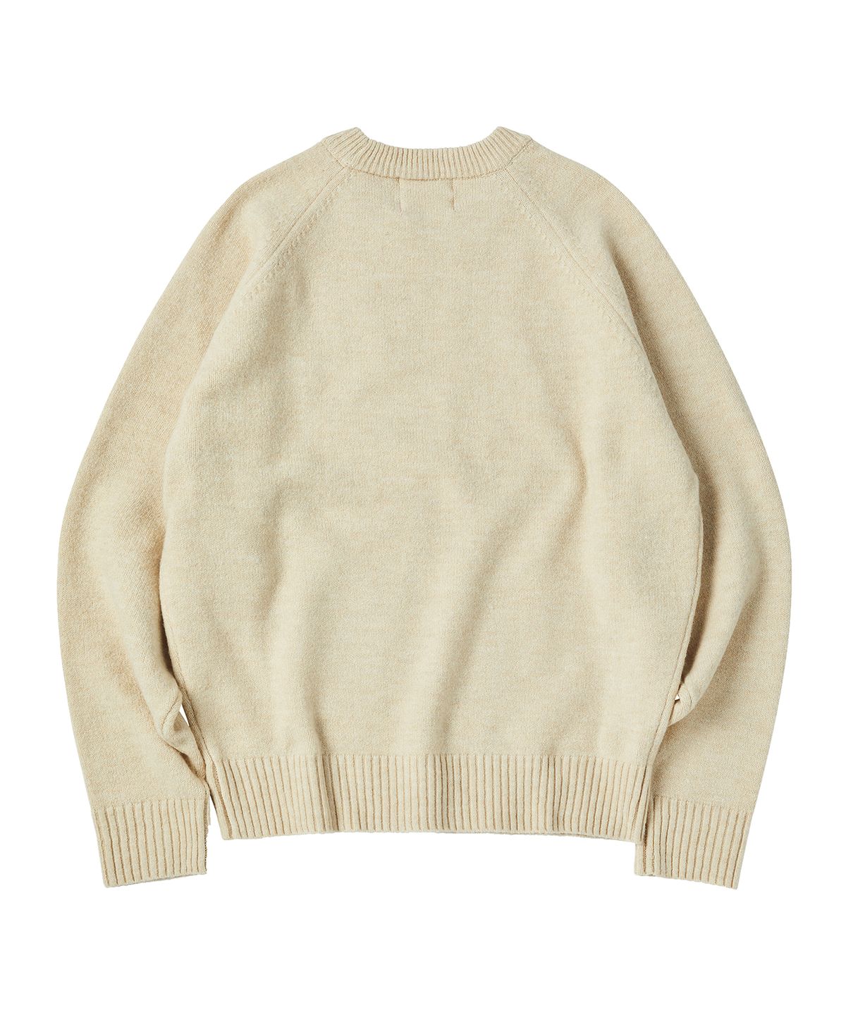 꼬모니노즈(COMONINOZ) MULTI TONE PULLOVER [CREAM]
