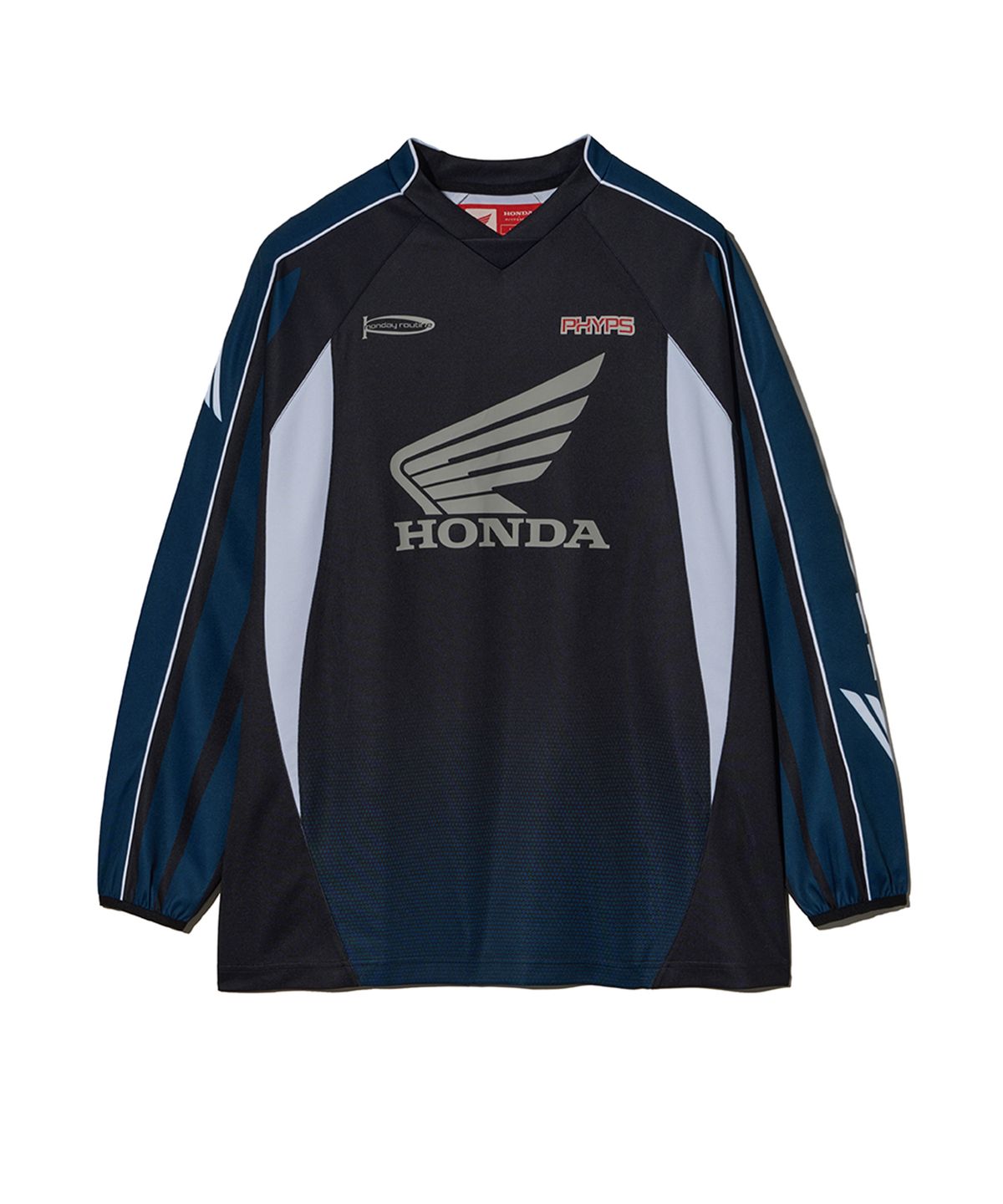 핍스 모터사이클(PHYPS MOTORCYCLE) Motorcycle Piping Jersey Blue