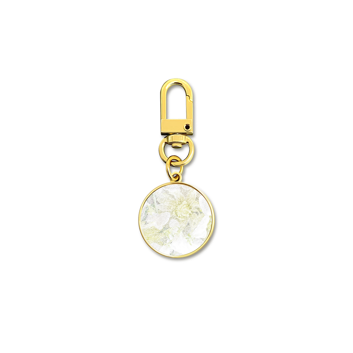 엘레나 러브(ELENALOVE) [Keyring] White flower sketch 키링