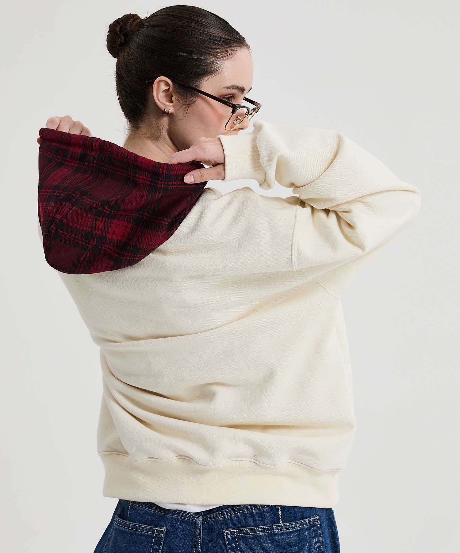 ★HOODHOOD★ I hood U hood ivory 1997 Logo Hoodie (Ivory) - HUKE | 60% - Asian Fashion Online