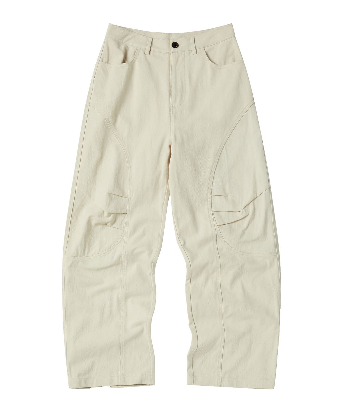 꼬모니노즈(COMONINOZ) PARACHUTE BALLOON PANTS [IVORY]