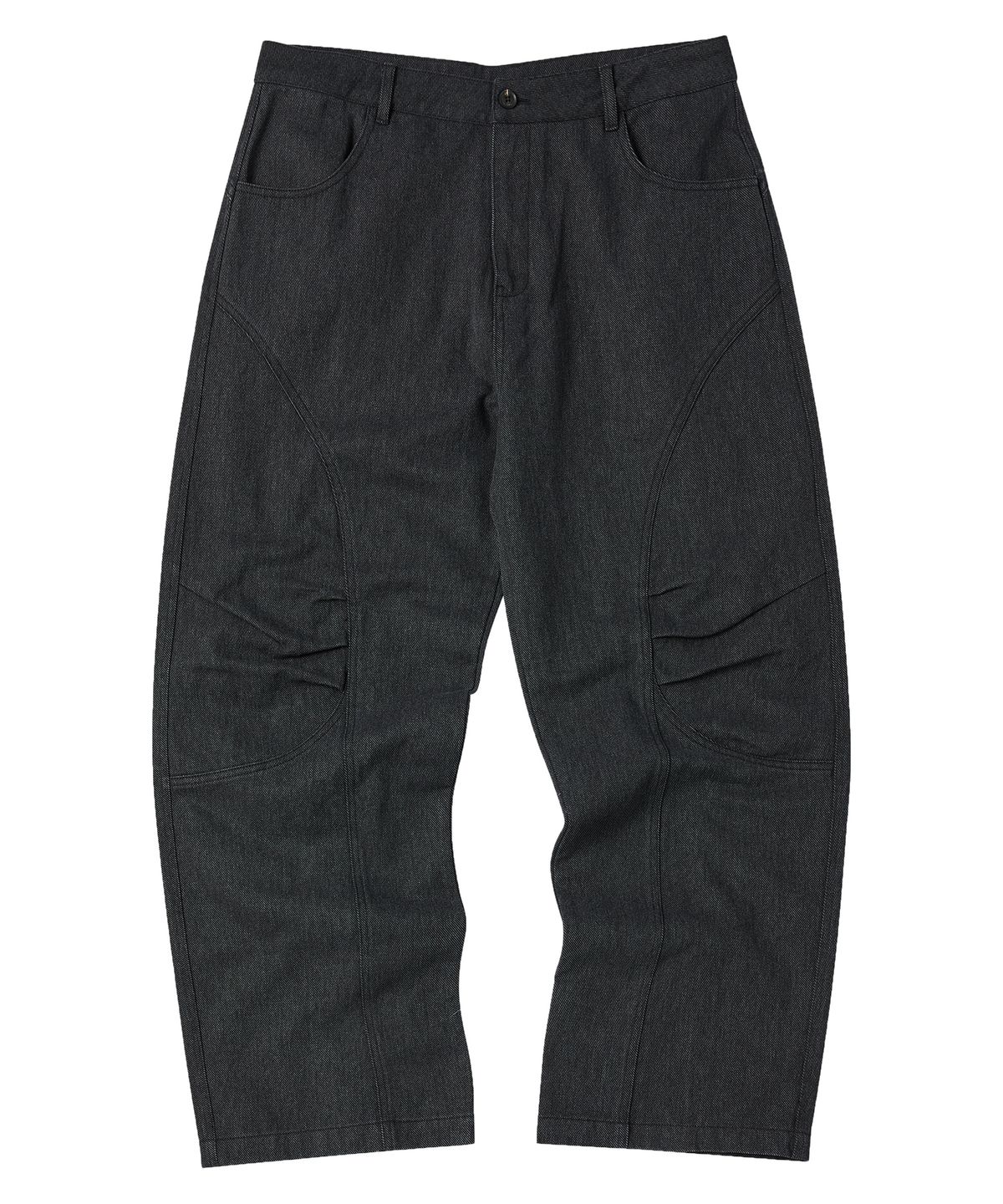 꼬모니노즈(COMONINOZ) PARACHUTE BALLOON PANTS [BLACK]