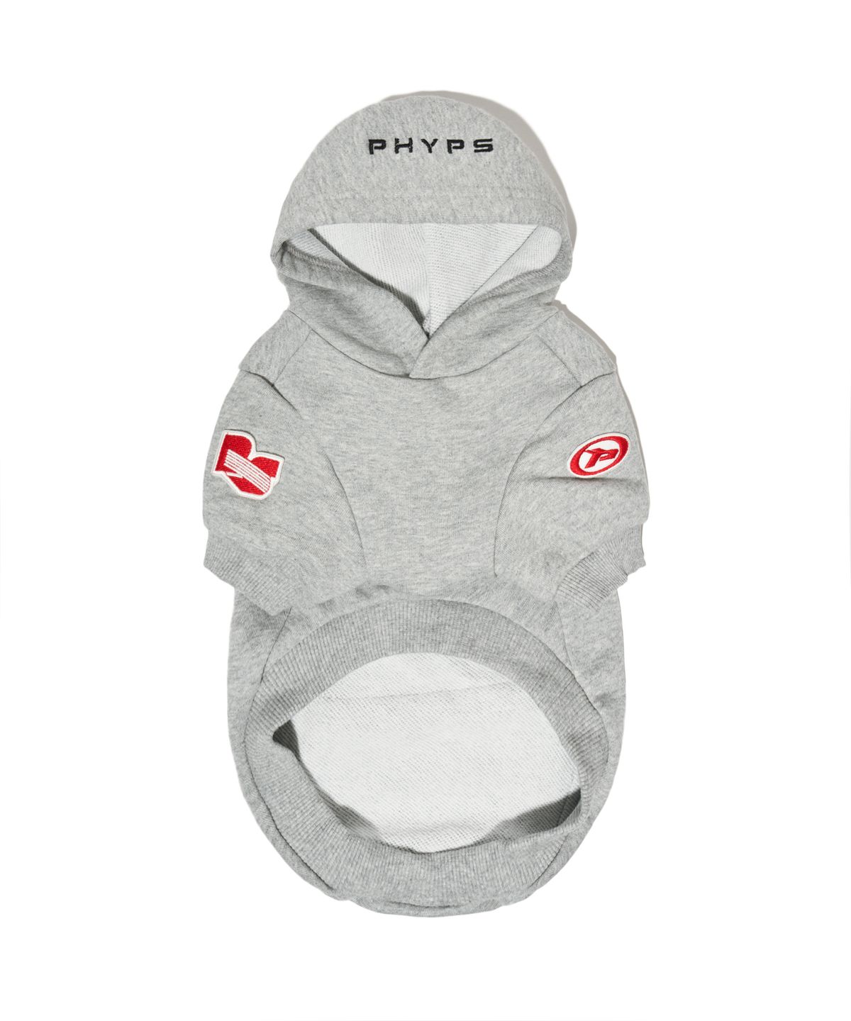 핍스 모터사이클(PHYPS MOTORCYCLE) Original Wing logo doggy Hoodie Gray