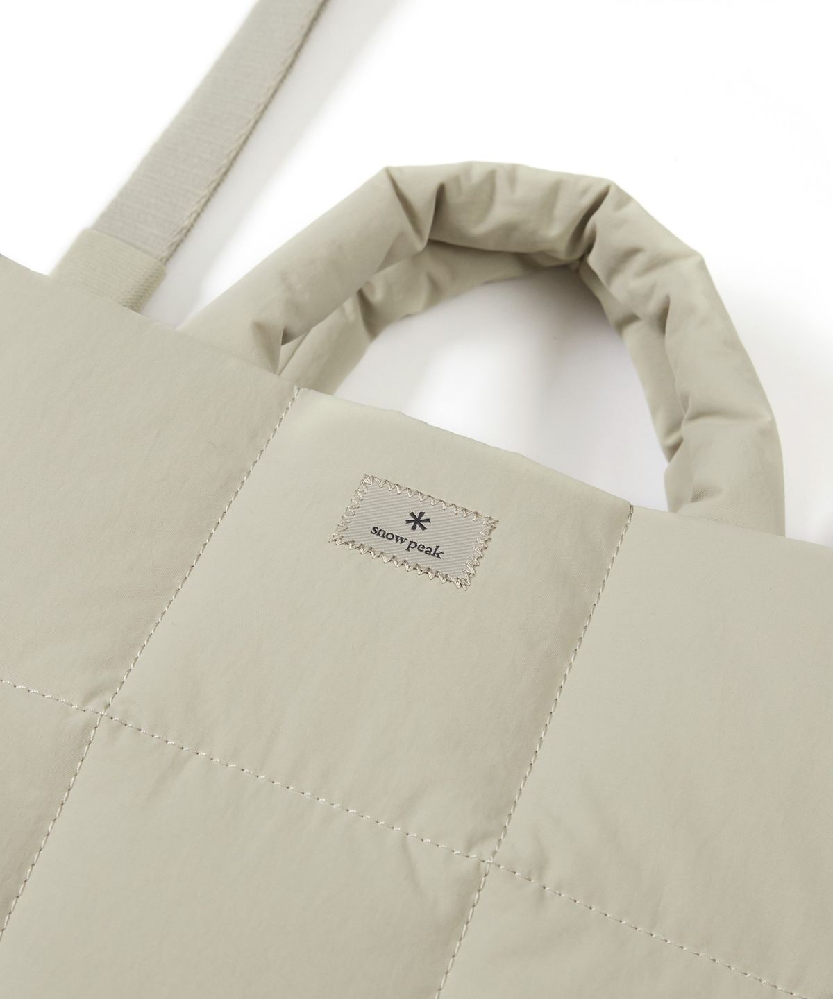 스노우피크 어패럴(SNOWPEAK APPAREL) 캠플 미디움 토트백 (S24FWCTB19) Light Beige