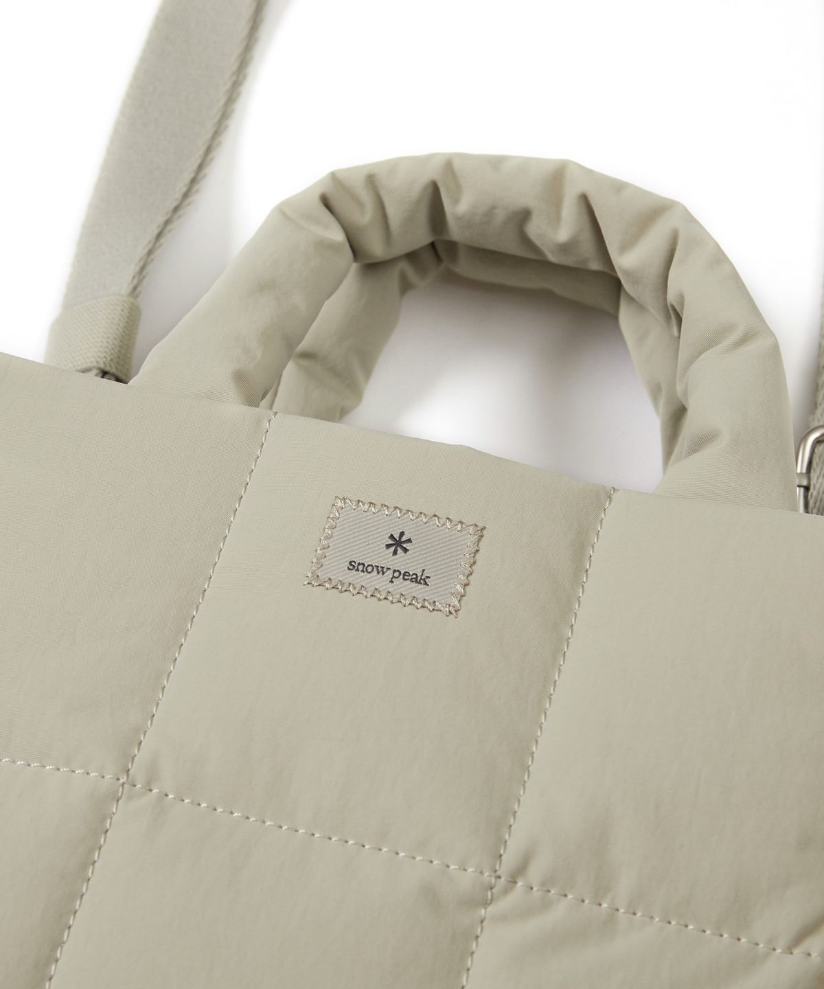 스노우피크 어패럴(SNOWPEAK APPAREL) 캠플 스몰 토트백 (S24FWCTB18) Light Beige