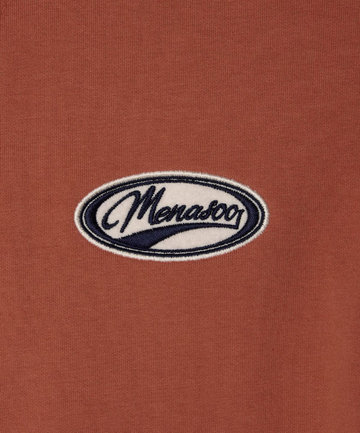 미나수(MENASOO) Henrineck Sweatshirt_Brick