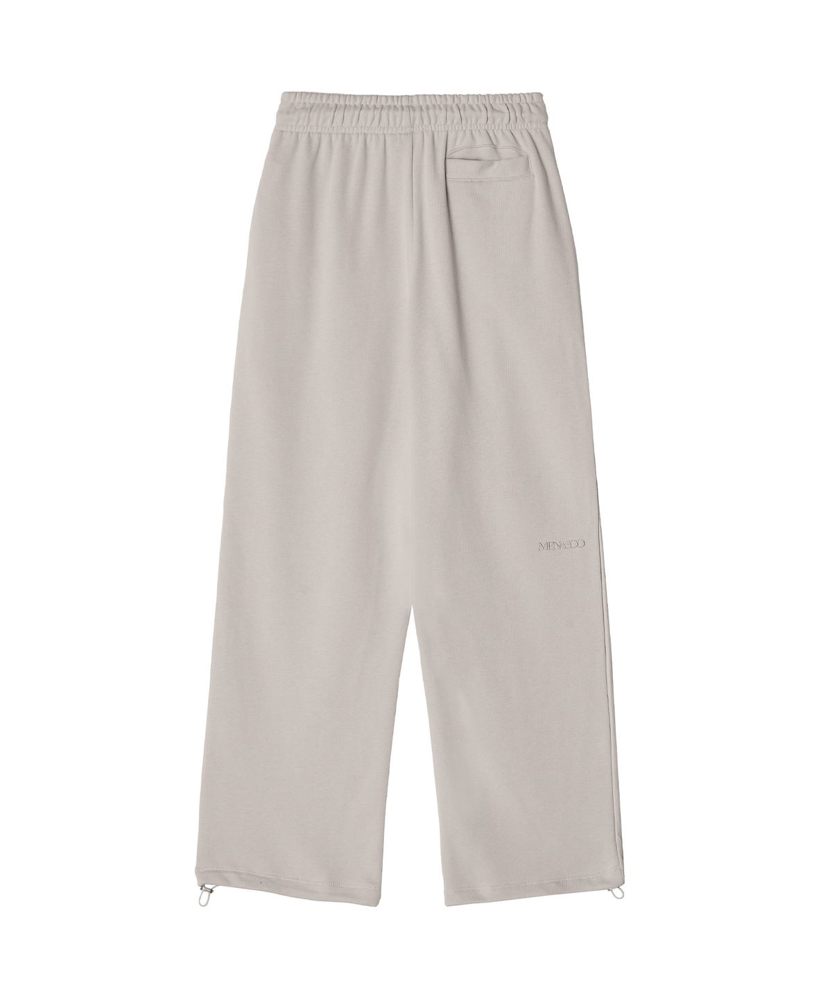 미나수(MENASOO) Back to Back Cotton Wide Pants_Gray