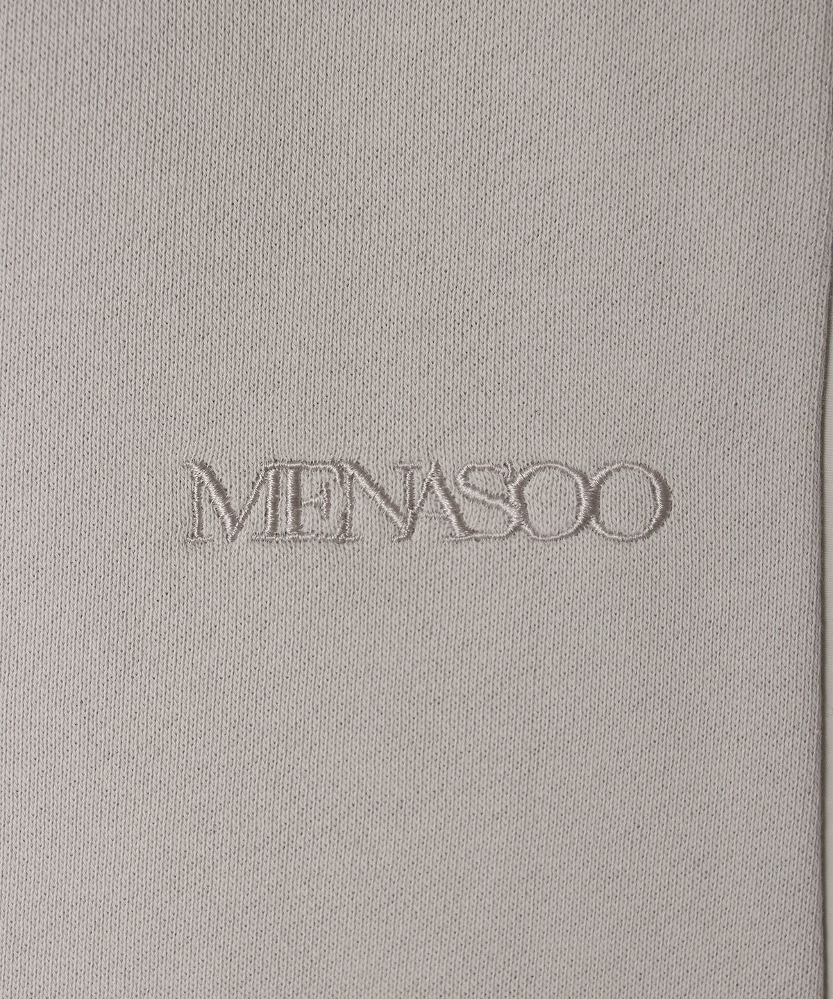 미나수(MENASOO) Back to Back Cotton Wide Pants_Gray