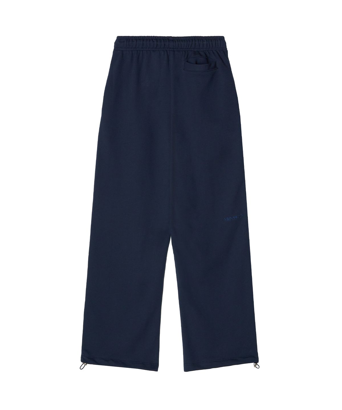 미나수(MENASOO) Back to Back Cotton Wide Pants_Navy