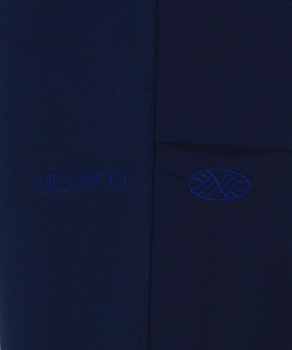 미나수(MENASOO) Back to Back Cotton Wide Pants_Navy