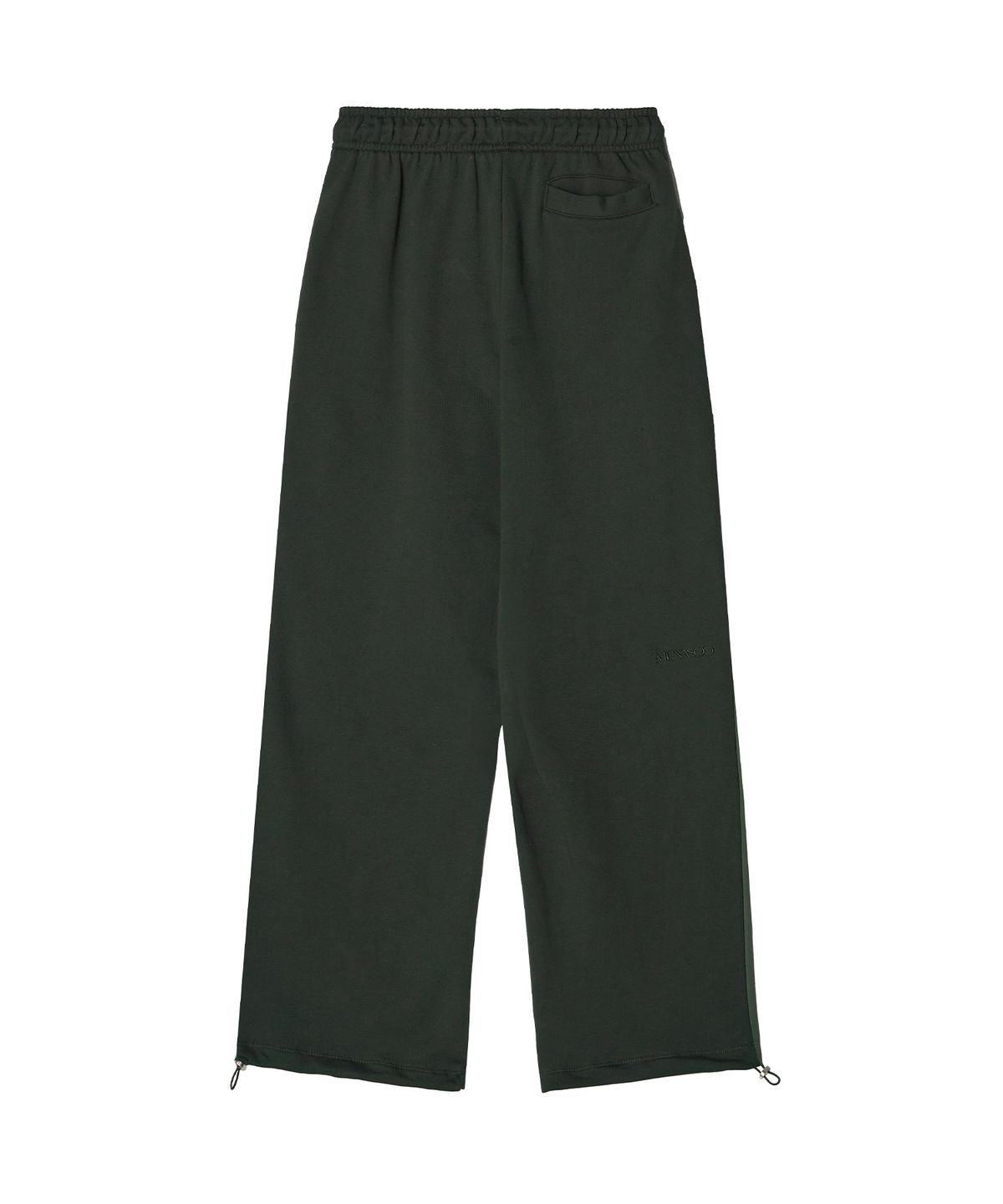 미나수(MENASOO) Back to Back Cotton Wide Pants_Khaki