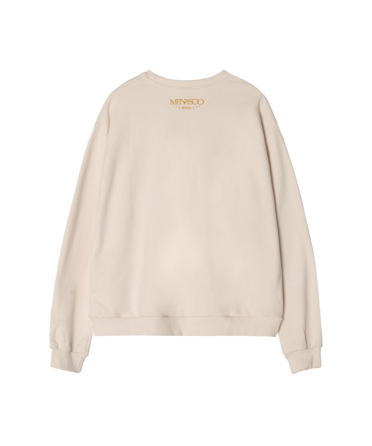 미나수(MENASOO) Heritage Cotton Sweatshirt_Cream