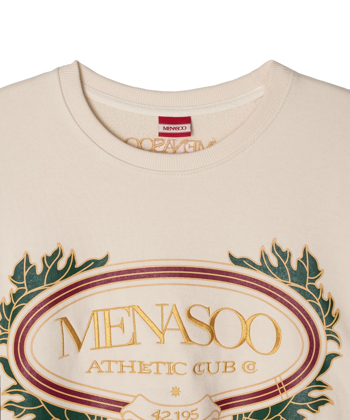 미나수(MENASOO) Heritage Cotton Sweatshirt_Cream