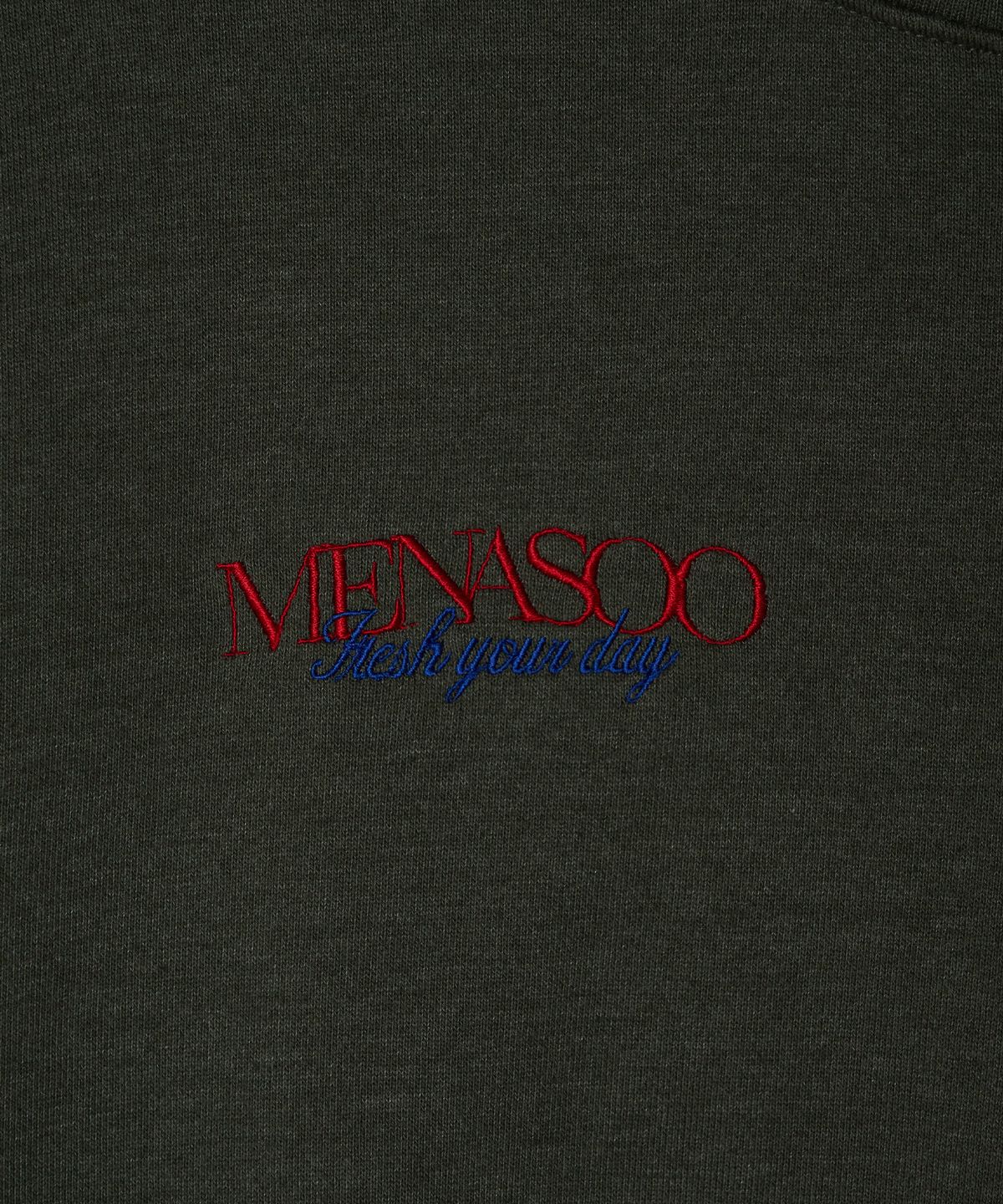 미나수(MENASOO) Menasoo Hearttrack Hoodie_Khaki
