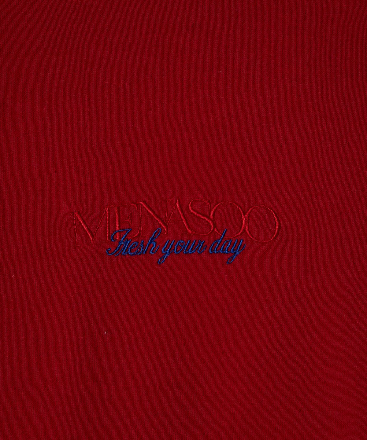 미나수(MENASOO) Menasoo Hearttrack Hoodie_Red