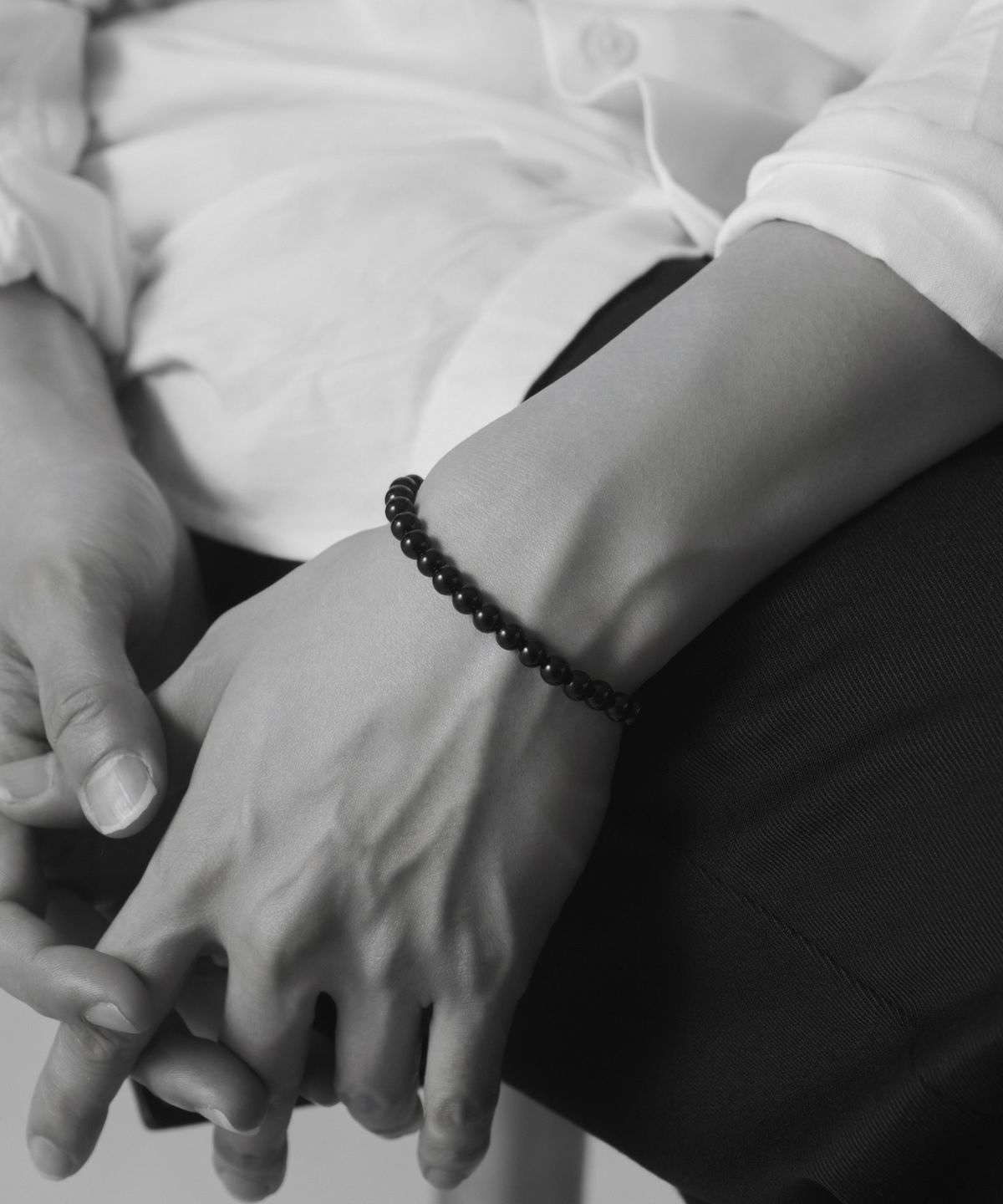 노비스도쿄(NOVICE TOKYO) 오닉스 볼 팔찌 Onyx Ball braslet [Stainless] / One color