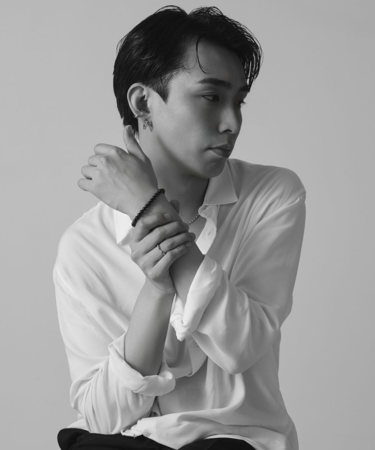 노비스도쿄(NOVICE TOKYO) 오닉스 볼 팔찌 Onyx Ball braslet [Stainless] / One color