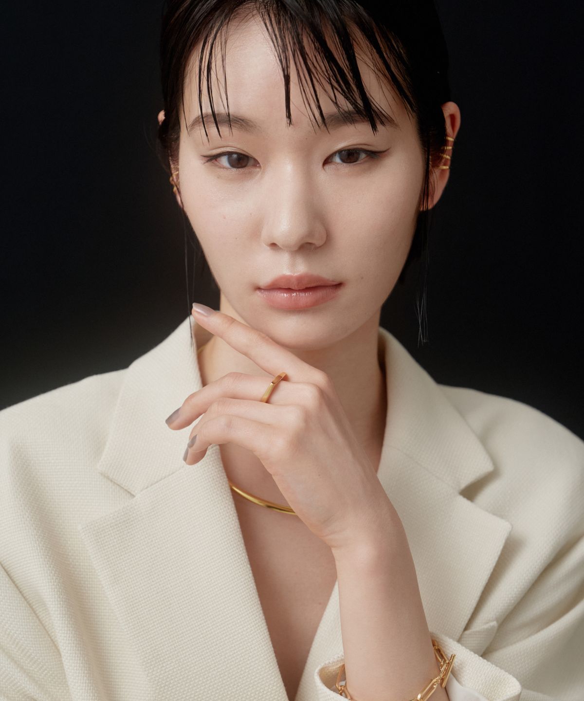 노비스도쿄(NOVICE TOKYO) 스퀘어 반지 Square Ring[Stainless]