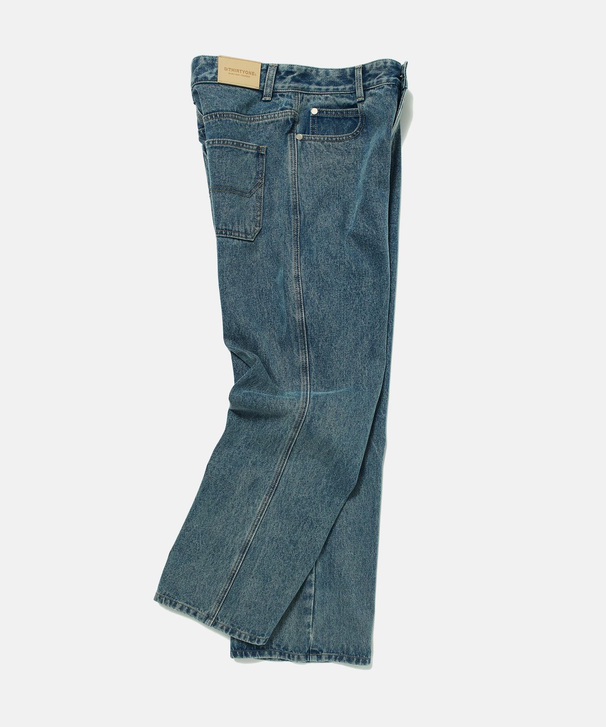 디써티원(DTHIRTYONE) Soft-Flared Denim Pants (BLUE)