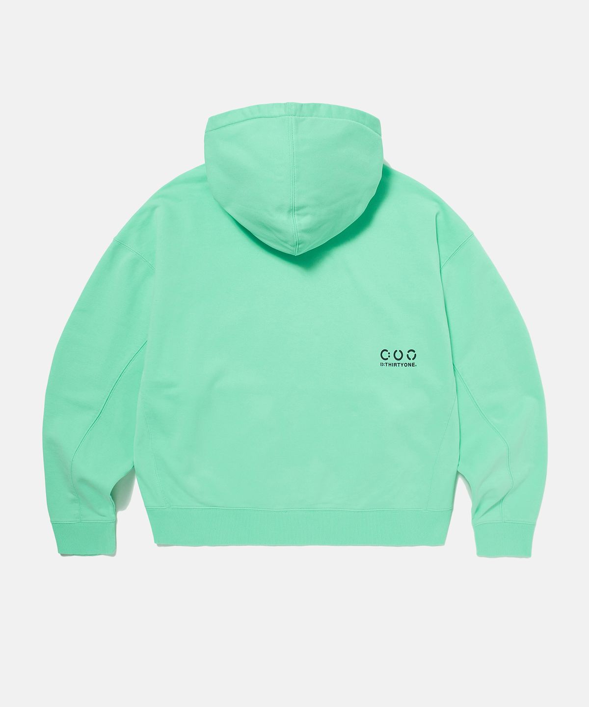 디써티원(DTHIRTYONE) Multi Circle Pigment Hoodie (MINT GREEN)