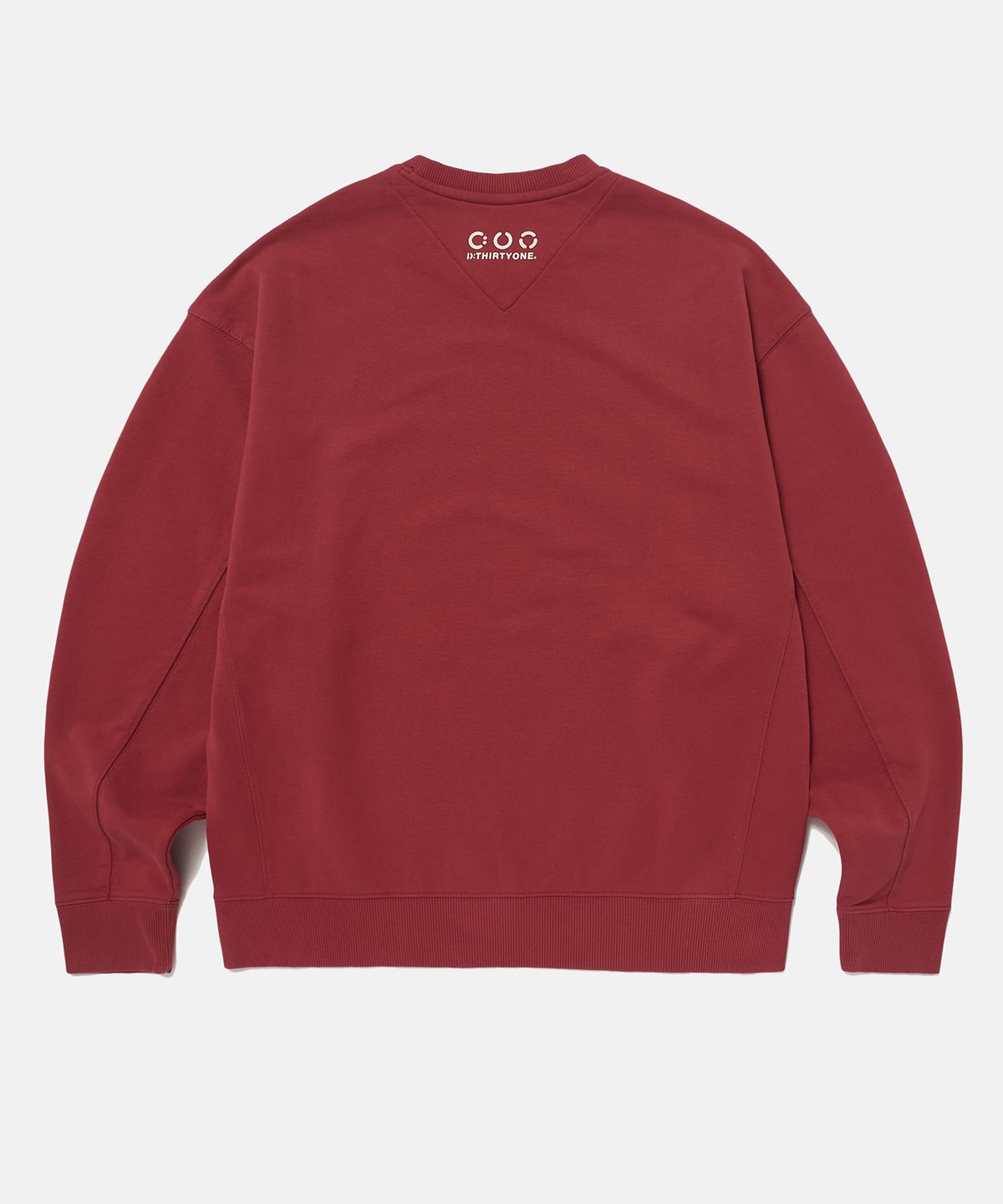 디써티원(DTHIRTYONE) Broken Arch Logo Sweatshirt (RUBY RED)