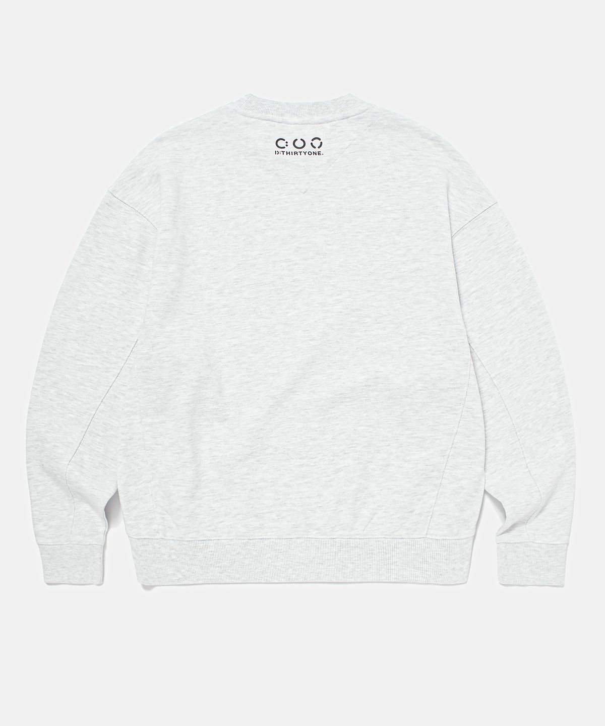 디써티원(DTHIRTYONE) Broken Arch Logo Sweatshirt (MELANGE GREY)