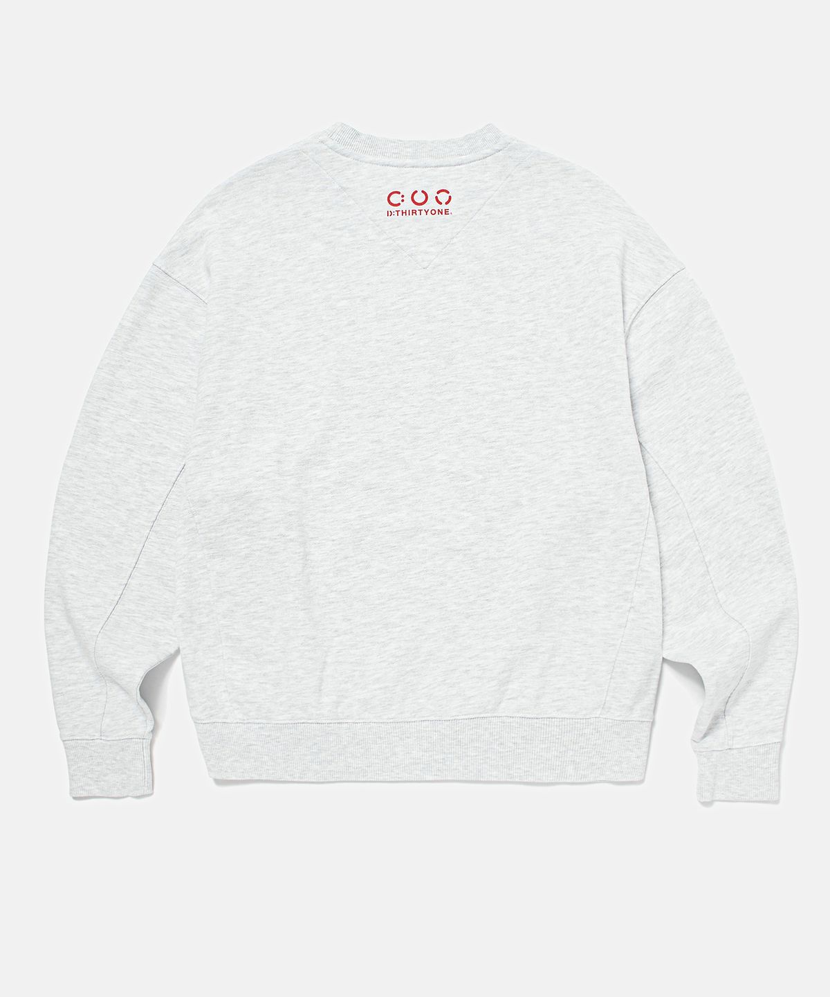 디써티원(DTHIRTYONE) Telegrapher DAH Mascot Sweatshirt (MELANGE GREY)