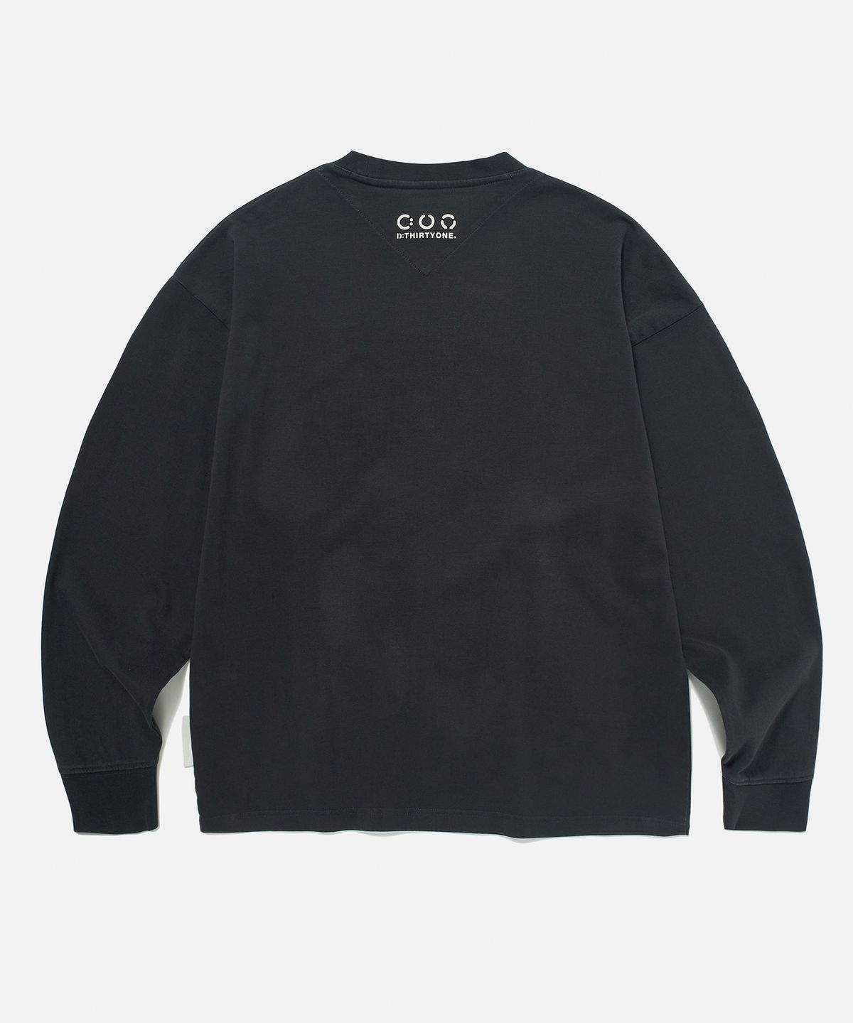 디써티원(DTHIRTYONE) Multi Circle long-sleeve T-Shirt (CHARCOAL)