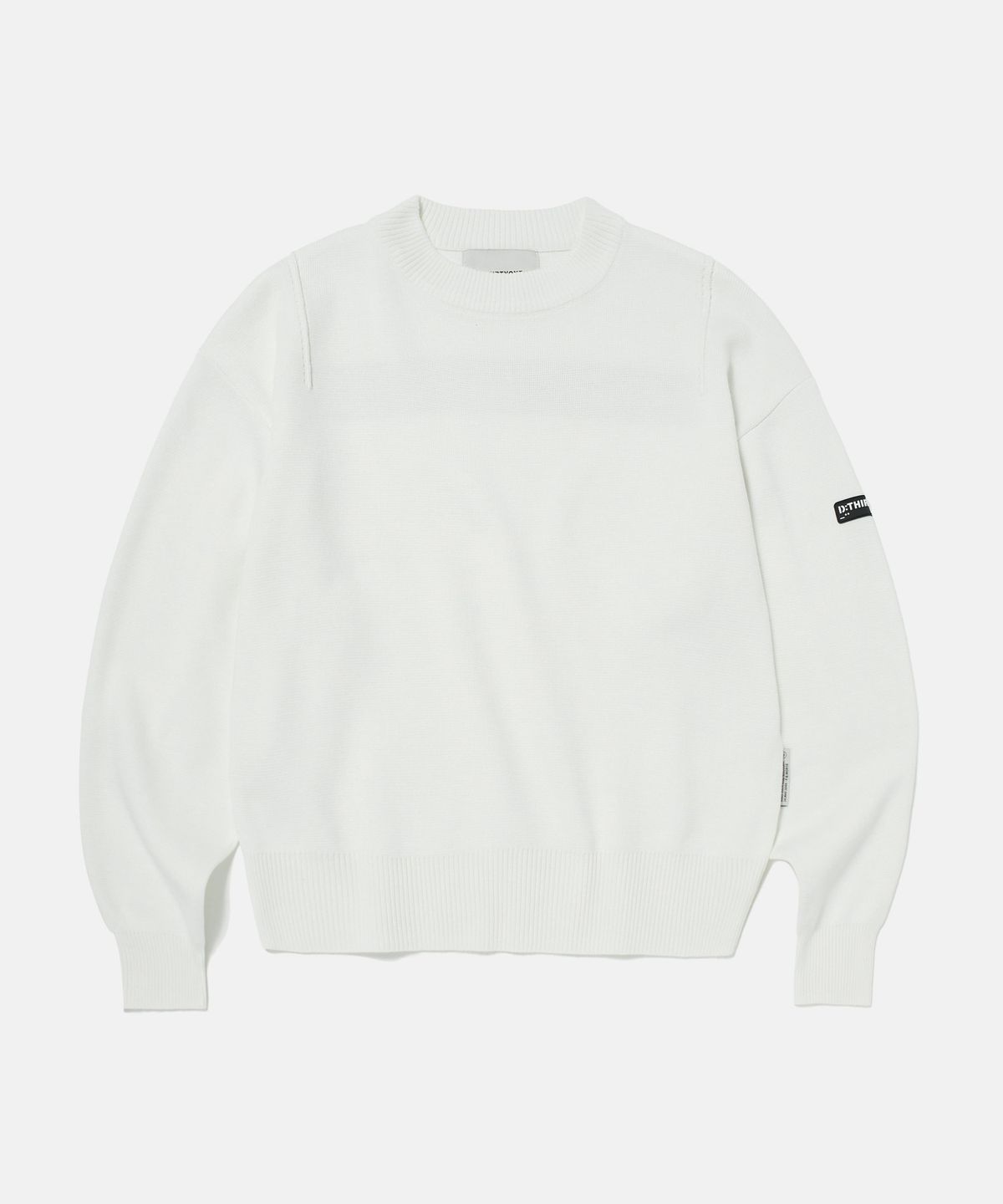 디써티원(DTHIRTYONE) Logo-Jacquard Sweater (OFF WHITE)