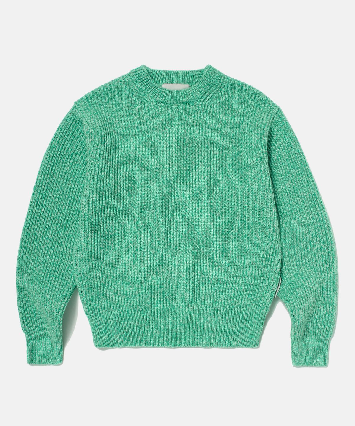 디써티원(DTHIRTYONE) Multi-tweed Sweater (EMERALD GREEN)