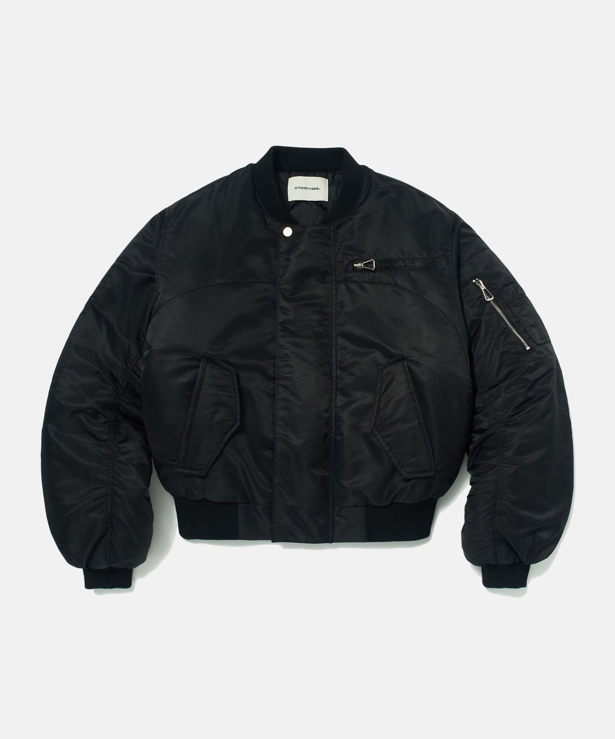 디써티원(DTHIRTYONE) Padded MA-1 Bomber Jacket (BLACK)