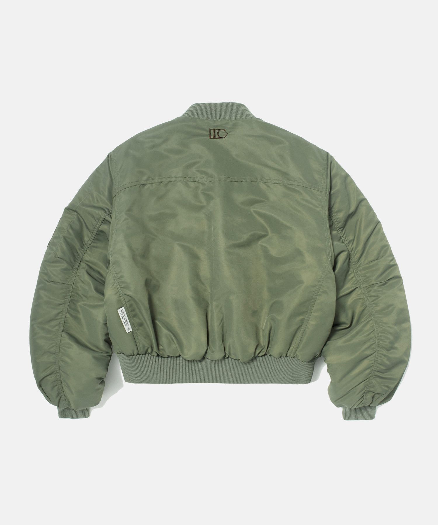 MUSINSA | D:THIRTYONE Padded MA-1 Bomber Jacket (OLIVE GREEN)