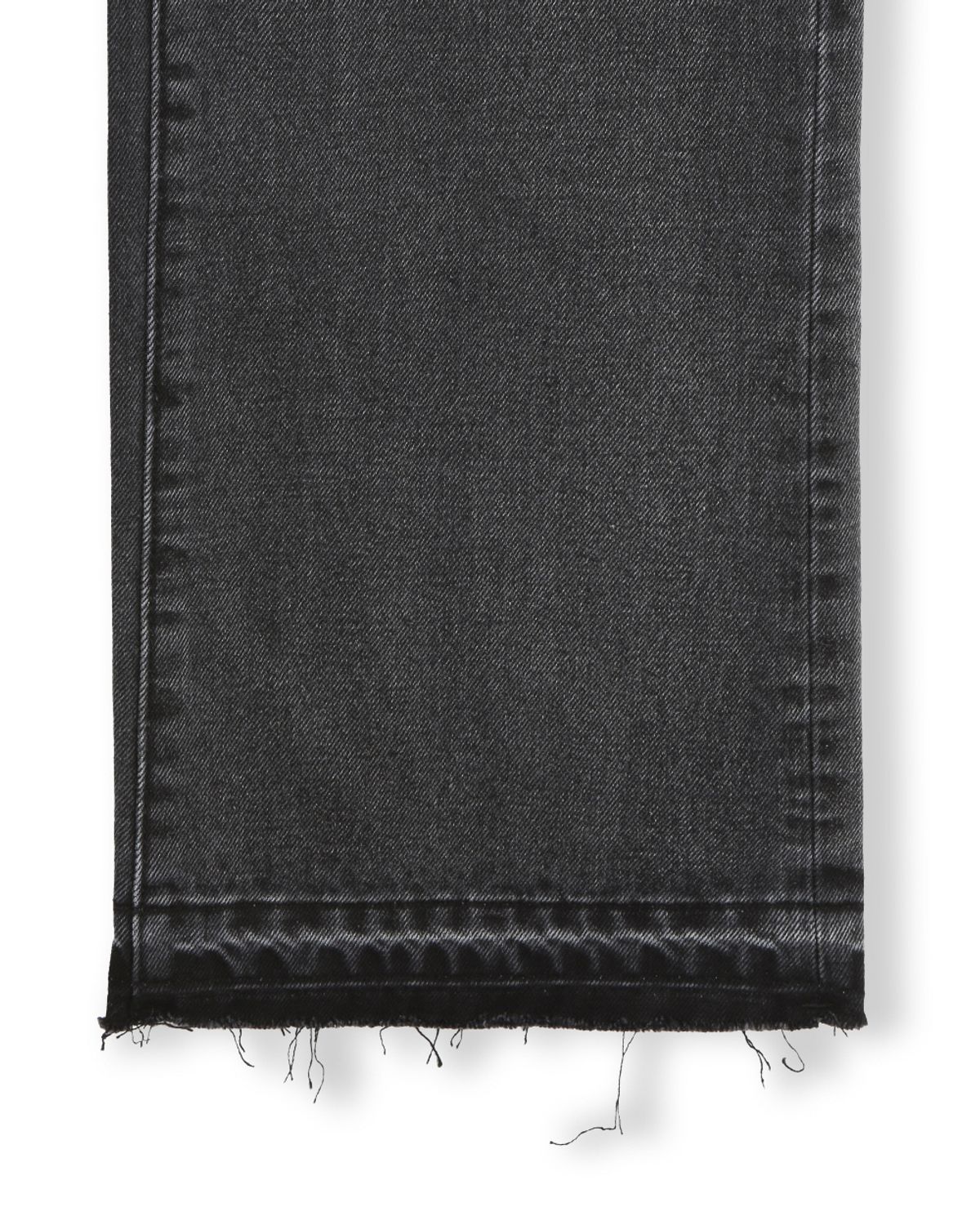 비슬로우(BESLOW) WASHED SEMI BOOTSCUT JEANS WASHED BLACK