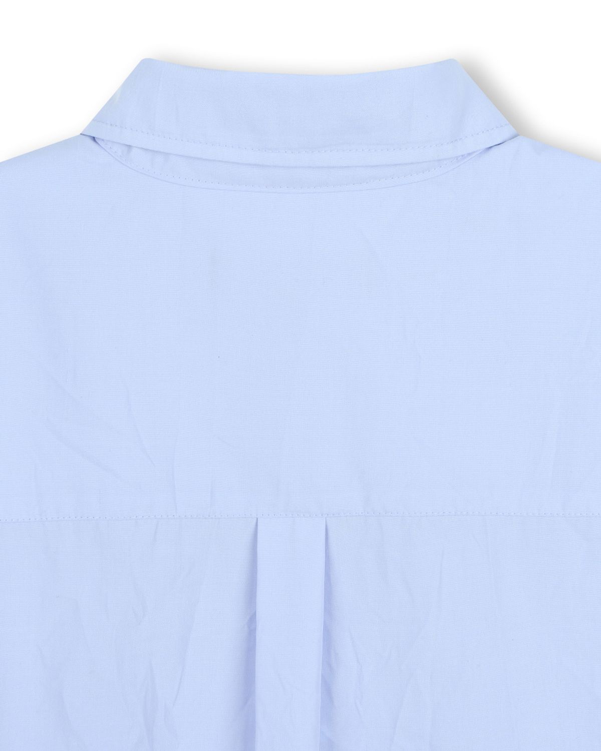 비슬로우(BESLOW) LOOSE FIT CREASE COTTON SHIRTS SKY BLUE