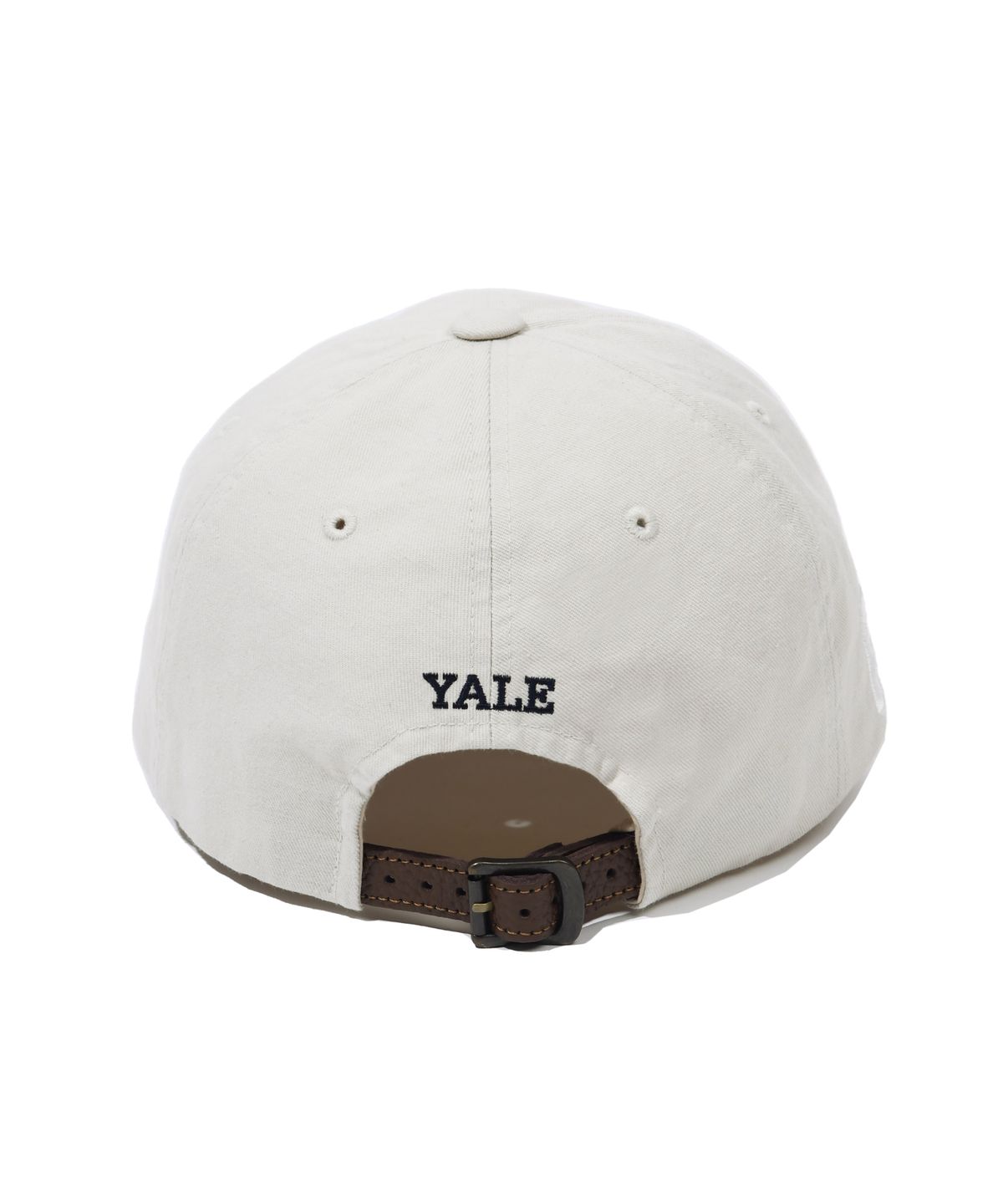 예일(YALE) 빈티지 불독스 테일로고 볼캡_아이보리