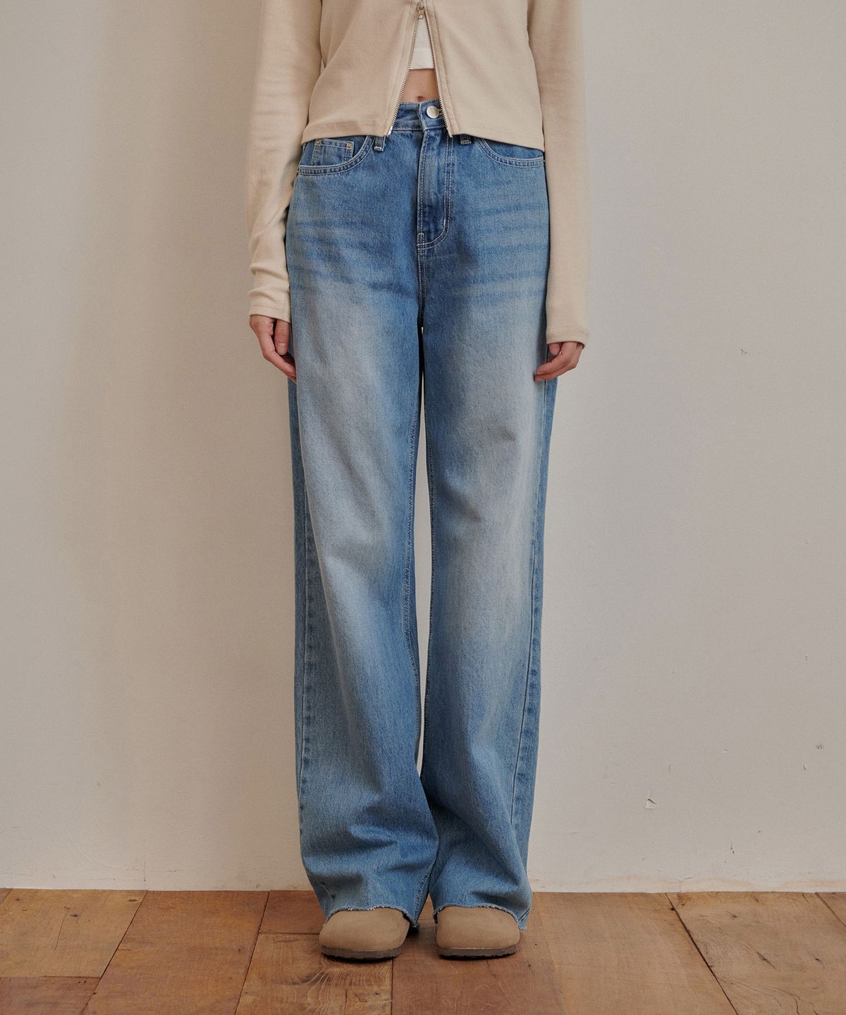 판도라핏(PANDORAFIT) [WIDE] Journey Jeans