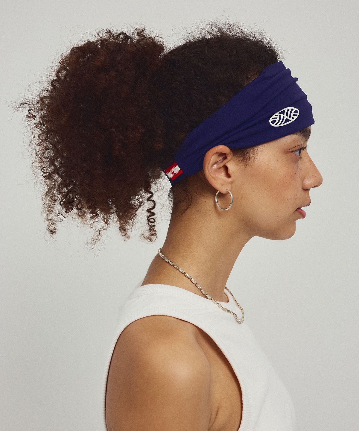 미나수(MENASOO) Menasoo Stretch Hairband_Navy