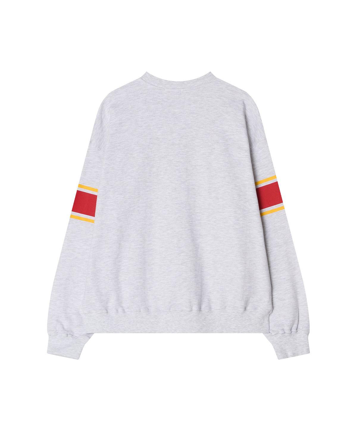 미나수(MENASOO) Round Neck Running Zipup Cardigan_White Melange