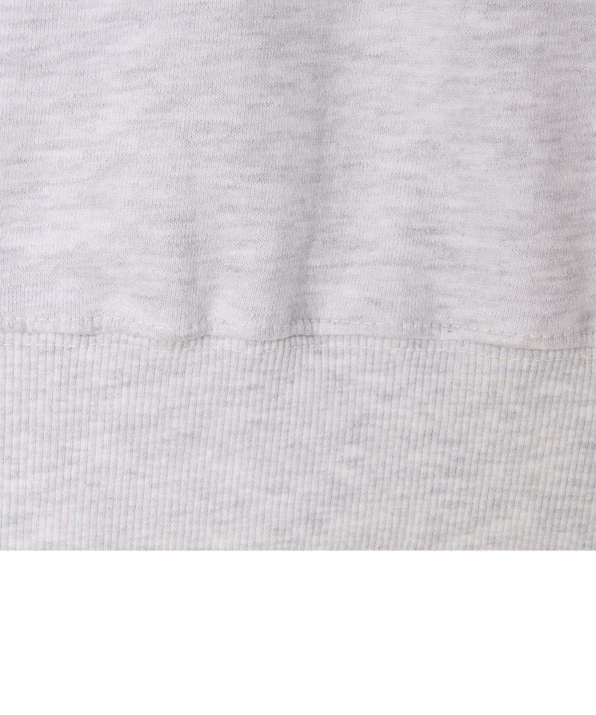 미나수(MENASOO) Round Neck Running Zipup Cardigan_White Melange