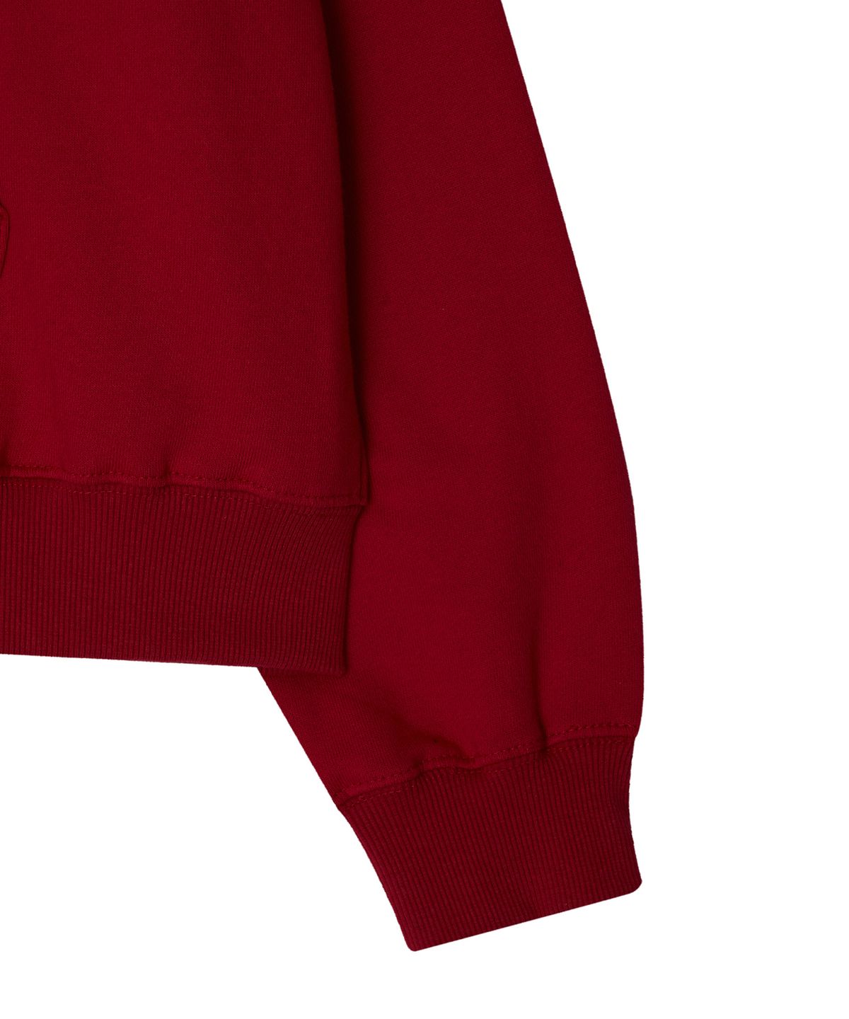 미나수(MENASOO) Round Neck Running Zipup Cardigan_Red