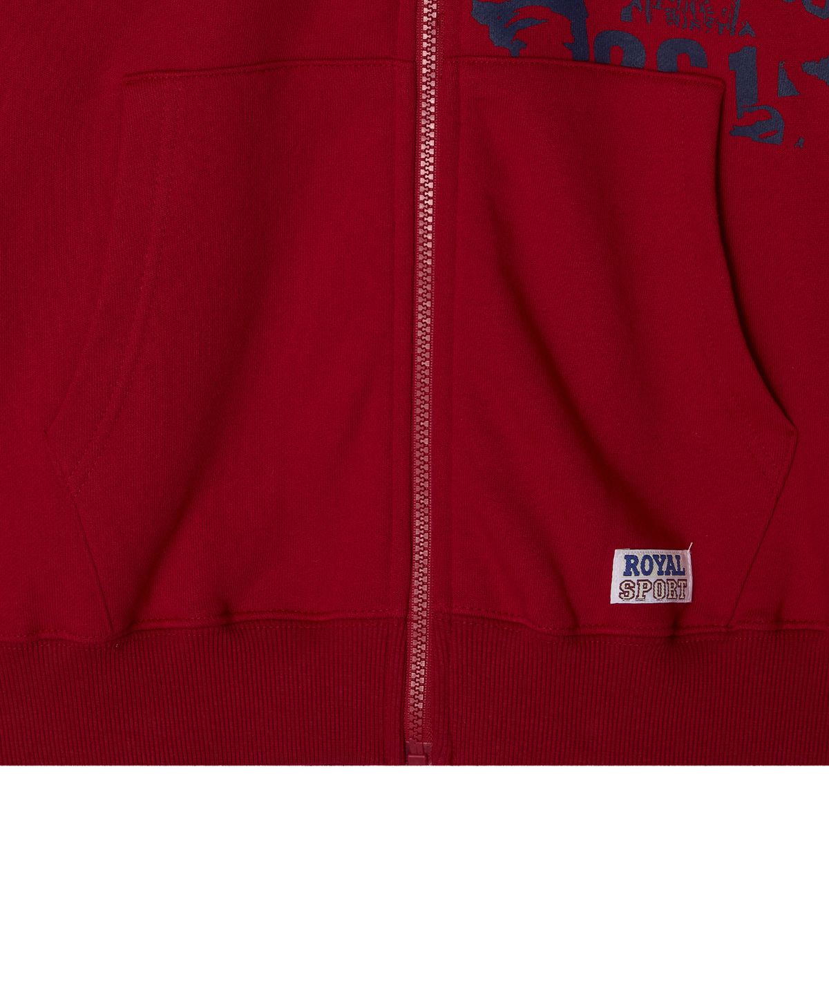 미나수(MENASOO) Round Neck Running Zipup Cardigan_Red