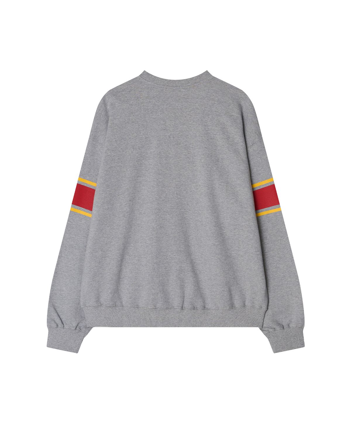 미나수(MENASOO) Round Neck Running Zipup Cardigan_Melange