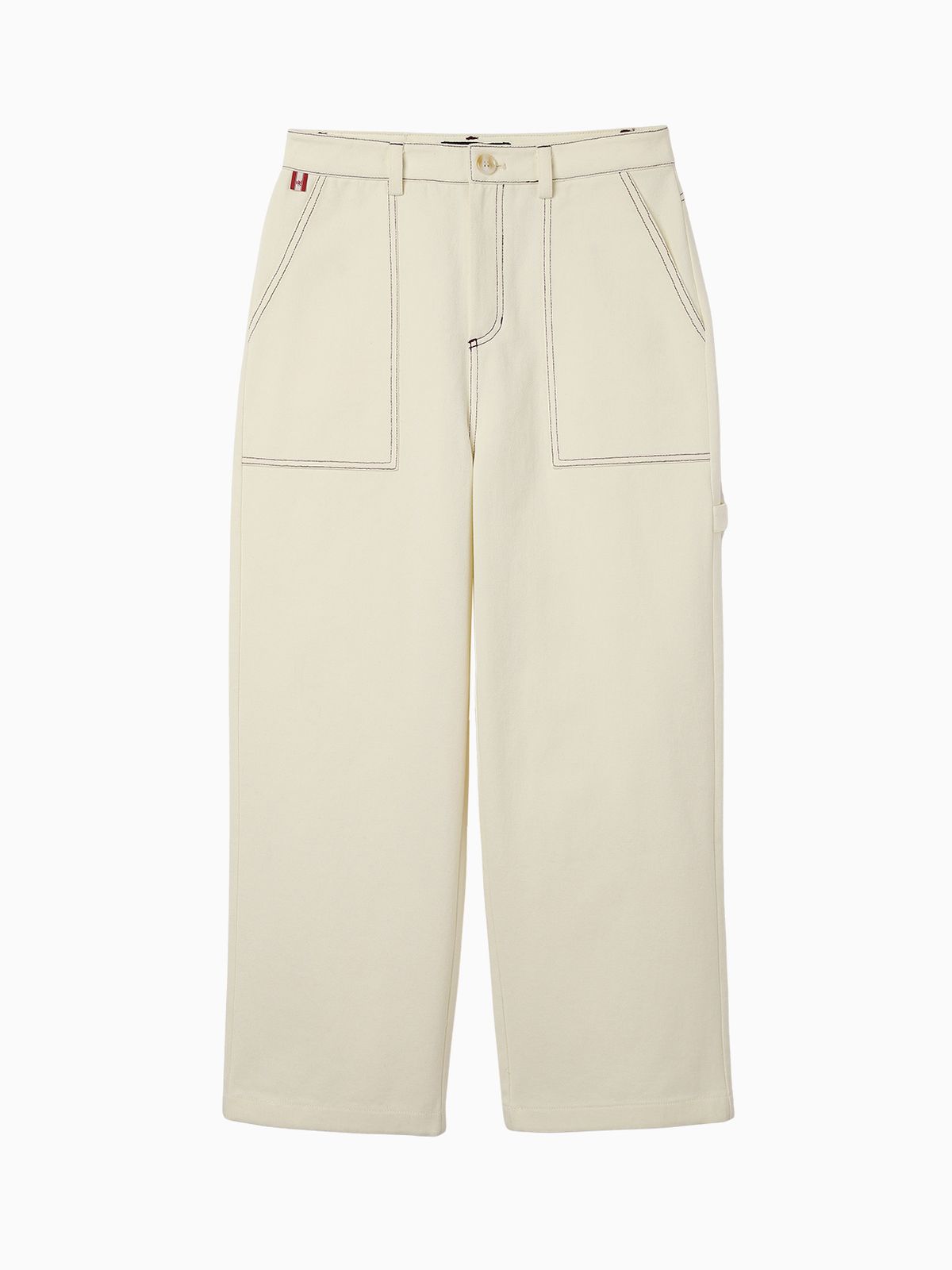 미나수(MENASOO) Washing Cotton Work Pants_Ivory